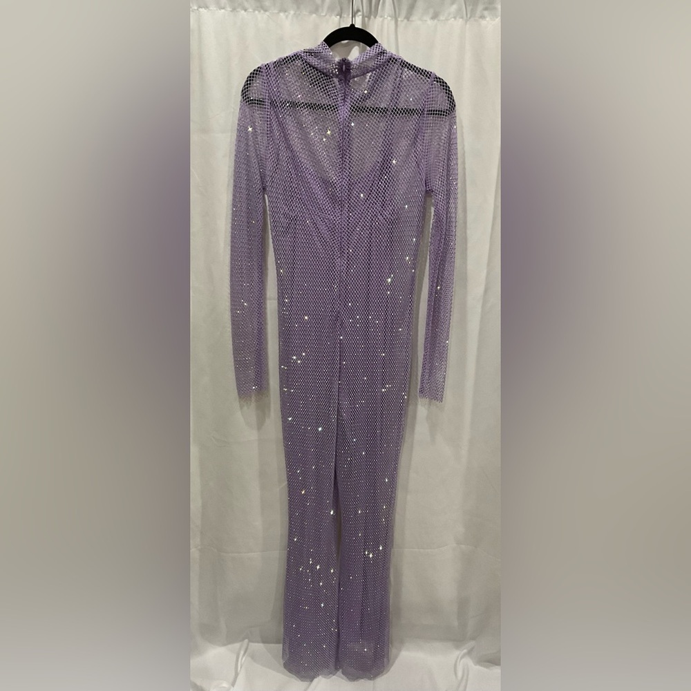 NWOT Sunday in Brooklyn Rhinestone Jumpsuit - Picture 2 of 2